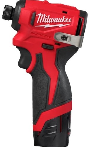 Milwaukee m12 blidrc-202c accu-slagschroevendraaier | 124nm | incl. 2x 2,0ah accu en lader in koffer - 4933499690
