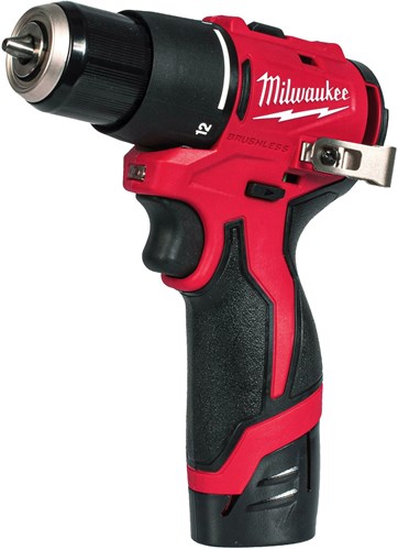 Load image into Gallery viewer, Milwaukee m12 blpdrc-202c compact koolborstelloze accu klopboorschroefmachine (2x 2,0ah accu) - 4933500422

