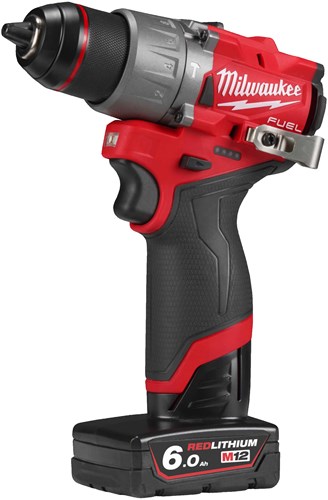 Milwaukee m12 fpd2-602x | m12 fuel accu klopboormachine (2x 6.0ah accu) - 4933479870