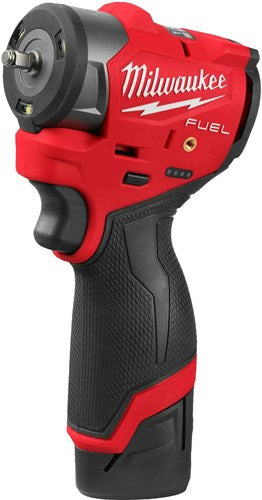 Load image into Gallery viewer, Milwaukee m12 fsciwf14-252x m12 fuel sub-compact 1 4 accu slagmoersleutel | met frictiering (2x 2,5ah accu + lader) - 4933498974
