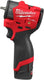 Milwaukee m12 fsciwf14-252x m12 fuel sub-compact 1 4 accu slagmoersleutel | met frictiering (2x 2,5ah accu + lader) - 4933498974