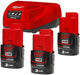Milwaukee m12 nrg-303 | m12 accuset 12v (3x 3.0ah accu + c12 c lader) - 4933459207