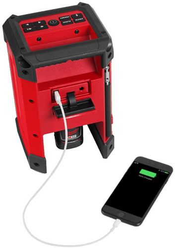 Milwaukee m12 rcdab+ radio lader | 12v | excl. accu's en lader - 4933472114