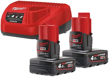 Milwaukee m12nrg-402 kit | 12v 4,0ah - 4933459211