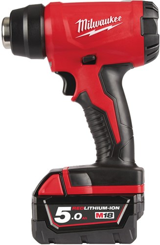 Load image into Gallery viewer, Milwaukee m18 bhg-502c accu heteluchtpistool - 18v 5.0ah li-ion - 4933459772
