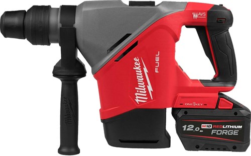 Load image into Gallery viewer, Milwaukee m18 fhaco540-122c accu combihamer | one-key | 40mm | sds-max | incl 2 x m18 fb12 accu's en m12-18fc lader | in transportkoffer - 4933493138
