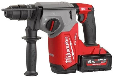 Milwaukee m18 fhx-552x | sds-plus accu-boorhamer | 4-standen | 26 mm | met fixtec (2x 5.5ah accu) - 4933478889