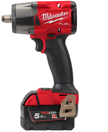 Load image into Gallery viewer, Milwaukee m18 fmtiw2f12-502x | 1 2 | fuel | accu slagmoersleutel | met frictiering | 18v | 5,0ah | red | li-ion
