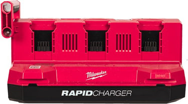 Milwaukee m18 mpc6 m18™ mobiele packout™ 6 bay snellader - 4932498551