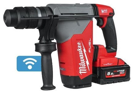 Load image into Gallery viewer, Milwaukee m18 onefhpx-552x | fuel one-key accu boorhamer 18v sds-plus 32mm fixtec in hd box (2x 5.5ah accu + m12-18 fc lader) - 4933478496
