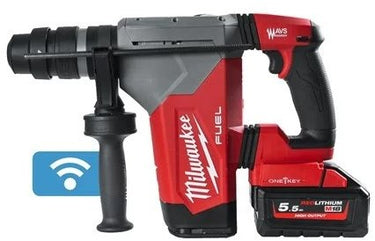 Milwaukee m18 onefhpx-552x | fuel one-key accu boorhamer 18v sds-plus 32mm fixtec in hd box (2x 5.5ah accu + m12-18 fc lader) - 4933478496