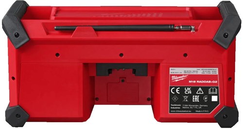 Milwaukee m18 raddab+g2-0 m18 radio jobsite dab+ - 4933492344