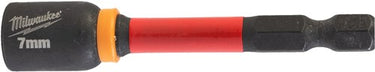 Milwaukee nut driver mag shw hex7 x 65 mm - 1 pc dop shockwave™ magnetisch hex 1 4 7 x 65mm - 4932492437
