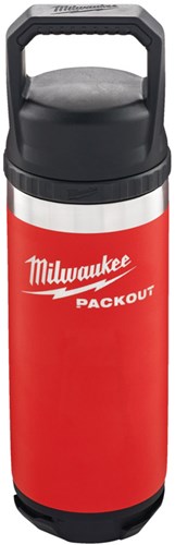 Load image into Gallery viewer, Milwaukee packout™ 532 ml fles met deksel rood - 4932493991
