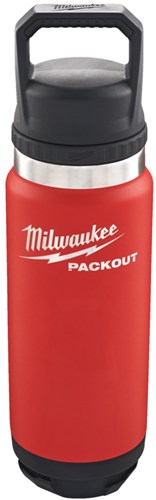 Milwaukee packout™ 710 ml fles met deksel rood - 4932493465