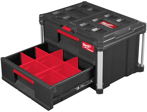 Load image into Gallery viewer, Milwaukee packout toolbox | met 2 lades - 4932472129
