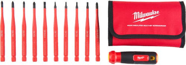 Milwaukee schroevendraaiersset | geïsoleerd | vde | 4 in 1 | torx multi-bit | in etui - 4932493658