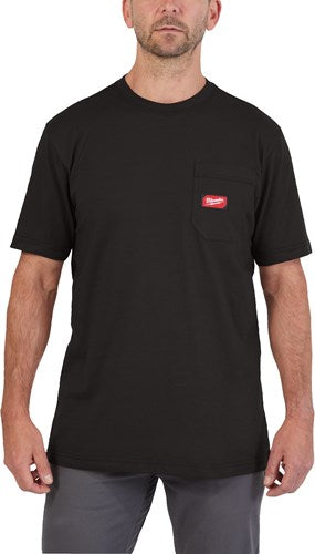 Milwaukee wt ss bl xxl t-shirt work short sleeve black xxl - 4932493007
