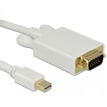 Delock mini displayport > vga adapter (wit, 1 meter)