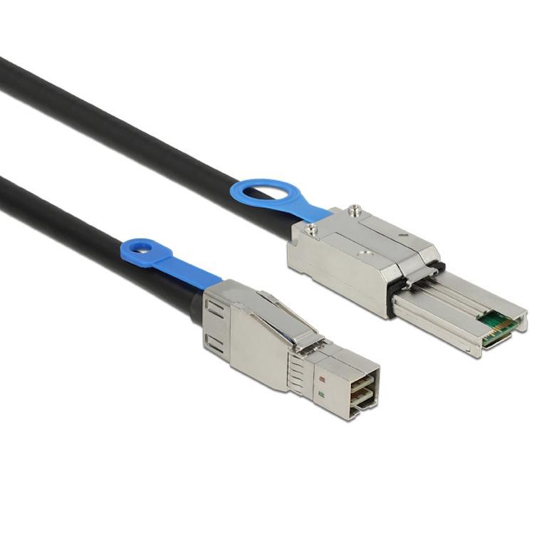 Load image into Gallery viewer, Delock cable mini sas hd sff-8644 > mini sas sff-8088, 2m kabel (83735)
