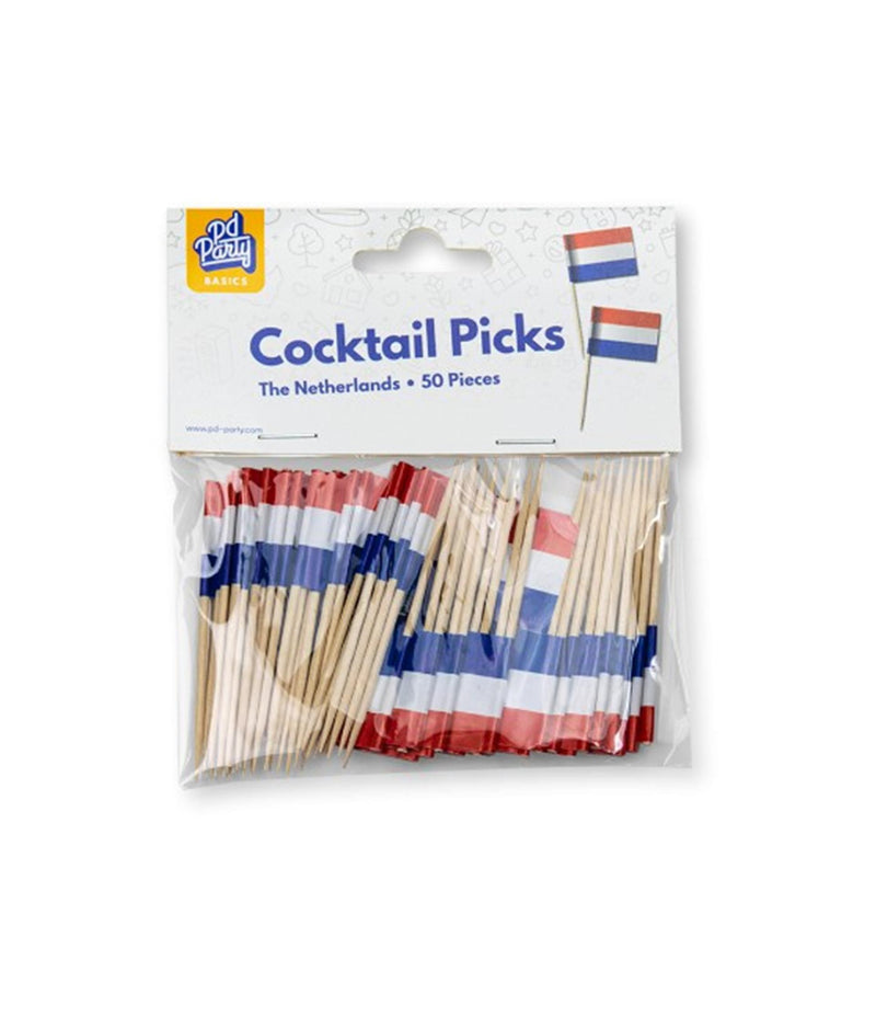 Afbeelding laden in galerijviewer, Paperdreams cocktailprikkers nederland 50 stuks in zakje
