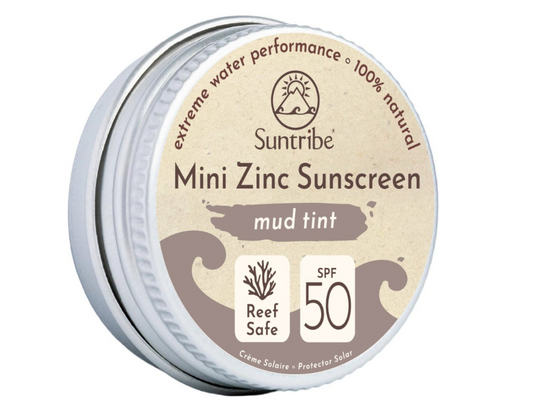 Suntribe zonnebrandcrème - gezicht sport - spf 50 - mud tint - 15 gr