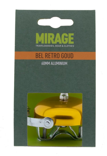 Mirage bel retro alu 60mm, goud
