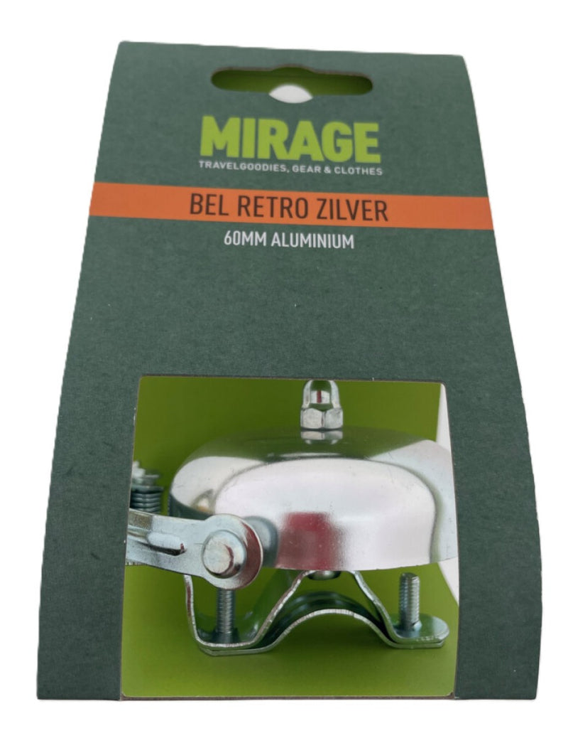 Load image into Gallery viewer, Mirage bel retro alu 60mm, zilver
