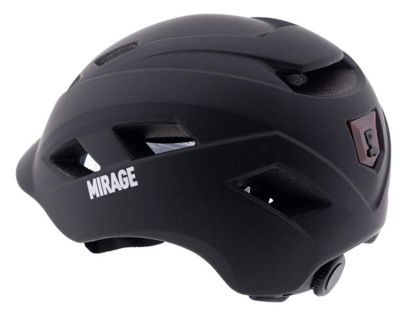 Load image into Gallery viewer, Buzaglo mirage urban helm e-bike led 55-58cm mat zwart
