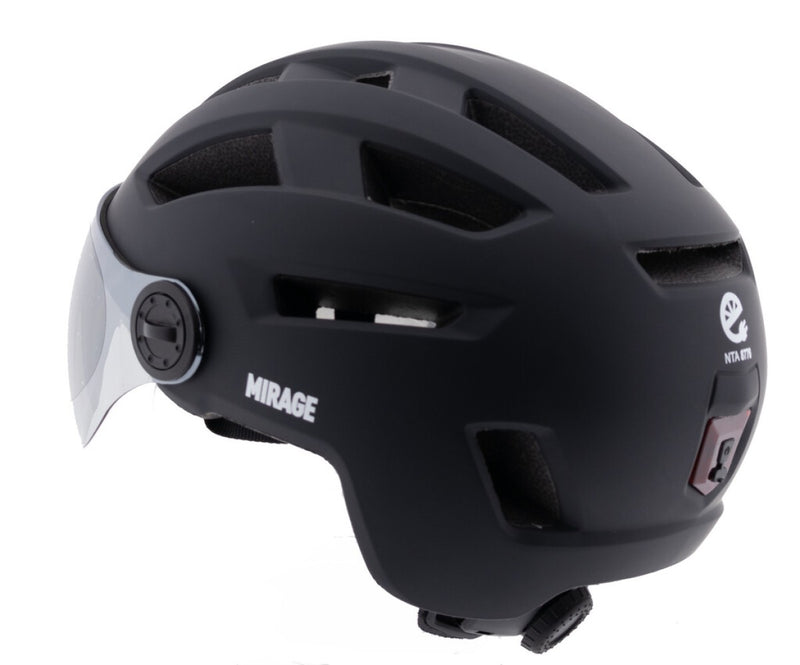 Load image into Gallery viewer, Buzaglo mirage urban helm speed pedelec led 58-61cm mat zwart
