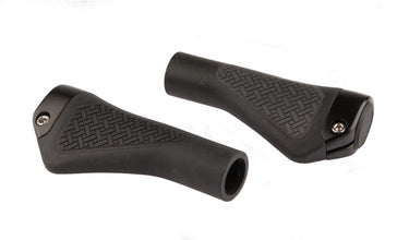 Mirage Fiets Handvatten - Ergonomisch, Zwart, 132mm