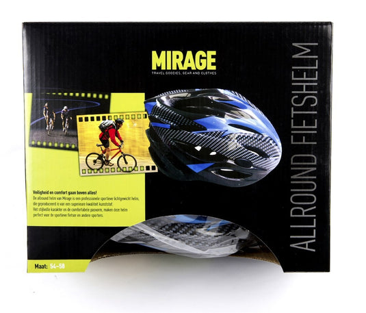 Mirage helm l 58-62 zwart Blauww