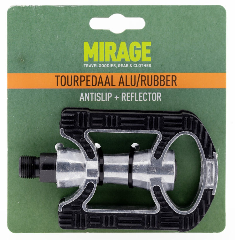 Load image into Gallery viewer, Pedalen Mirage Anti-Slip Aluminium zilver
