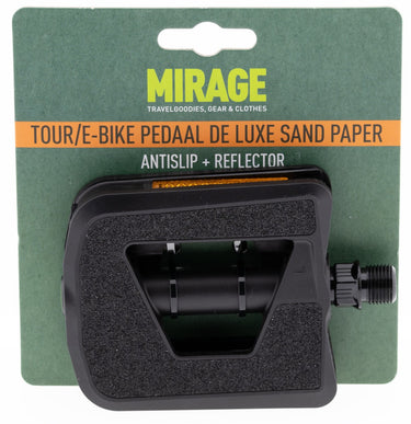 Mirage pedalen tour ebike deluxe kunststof sandpaper zwart