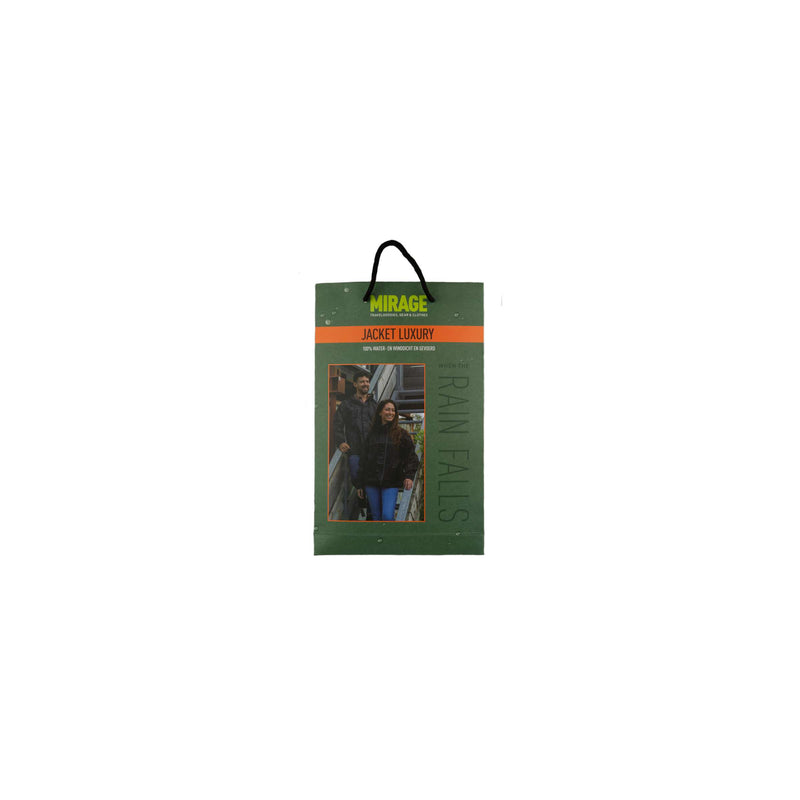 Load image into Gallery viewer, Regenjack Mirage Luxury Zwart - Maat XXL
