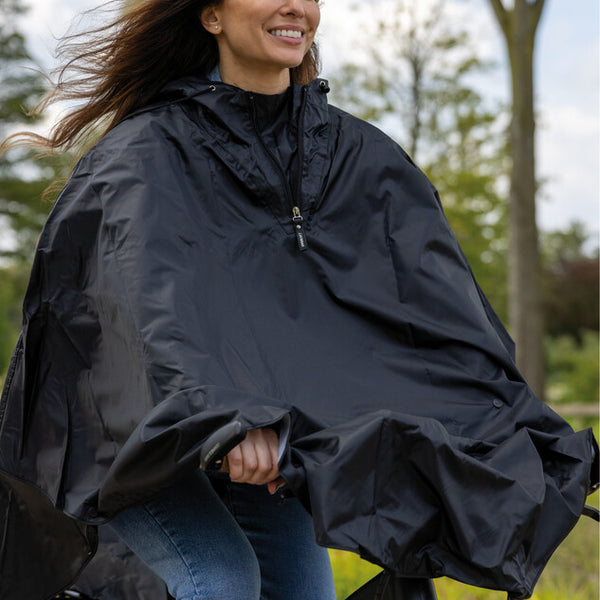 Rain poncho Mirage polyester - black