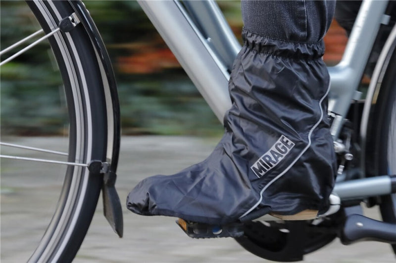 Load image into Gallery viewer, Regenschoenen Mirage Zwart Maat L
