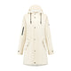 Mirage regenjas rainfall trenchcoat - maat xl - gemaakt van polyester soft touch - off white