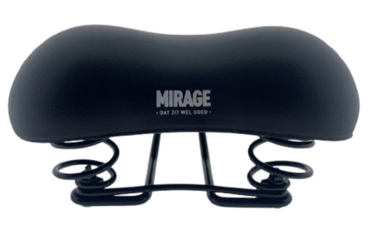 Buzaglo mirage zadel tour comfort met vering shorty, zwart