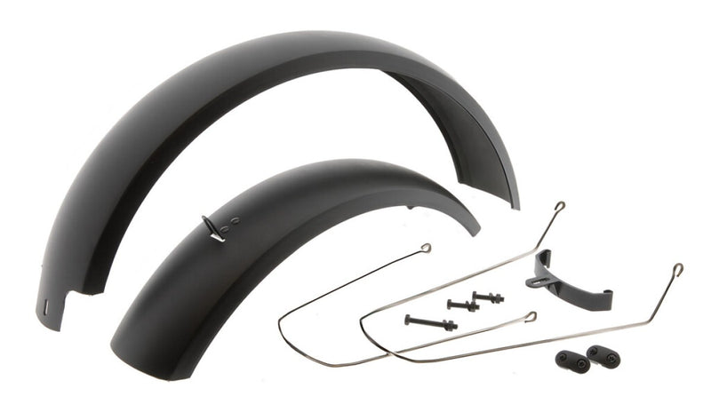 Load image into Gallery viewer, Mirage spatbord set 20 fatbike incl. bevestiging - zwart

