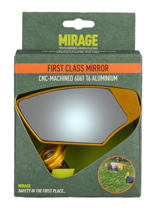 Mirage spiegel barend first class,dimmend glas, goud, links