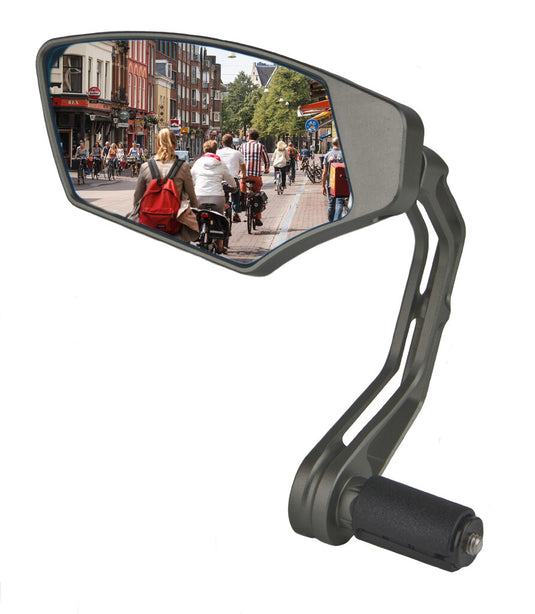 Mirage spiegel barend first class,dimmend glas, grijs, links