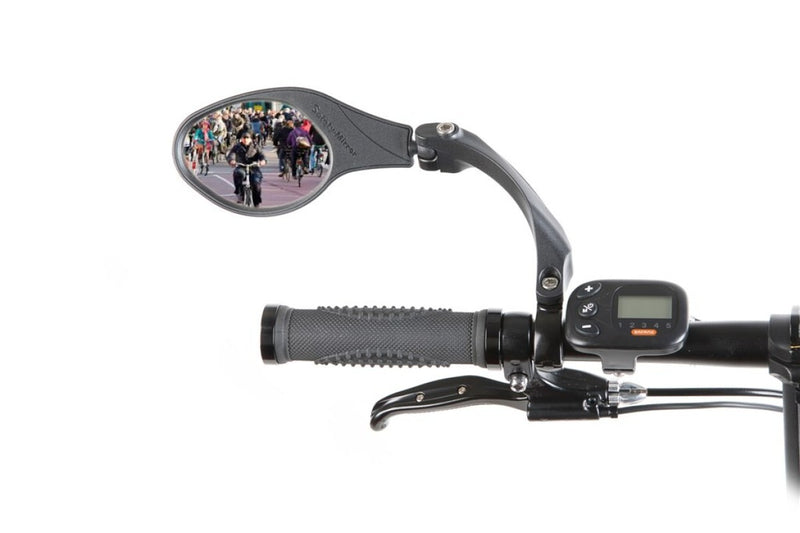 Load image into Gallery viewer, Mirage Stuurspiegel links 9 cm zwart
