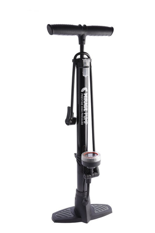 Mirage foot pump steel with meter black