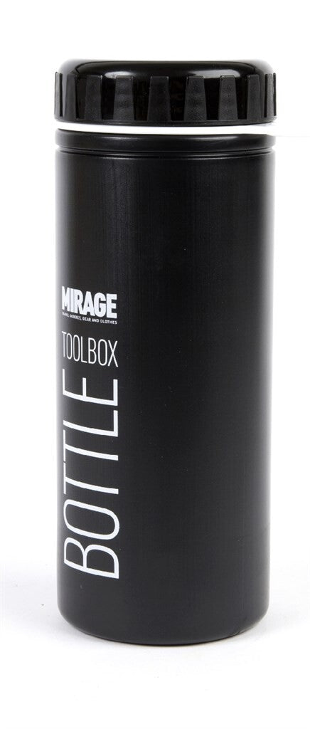 Load image into Gallery viewer, Mirage Gereedschap toolbox bidon 500ml zwart op kaart

