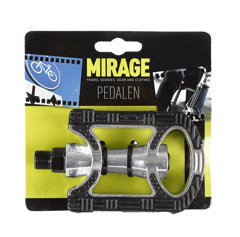 Load image into Gallery viewer, Pedalen Mirage Anti-Slip Aluminium zilver
