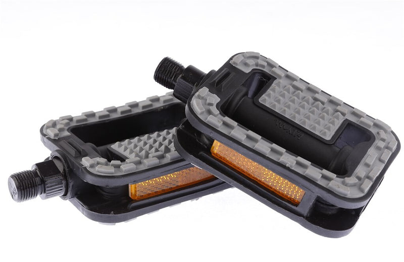 Load image into Gallery viewer, Mirage tourpedaal kunststof antislip zwart grijs kaart
