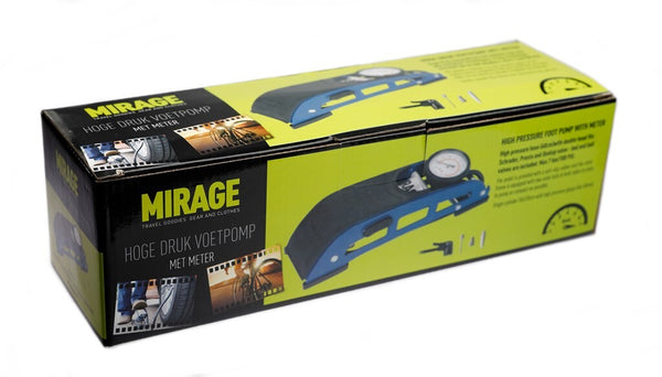 Mirage foot pump with high pressure hose in box 1005703