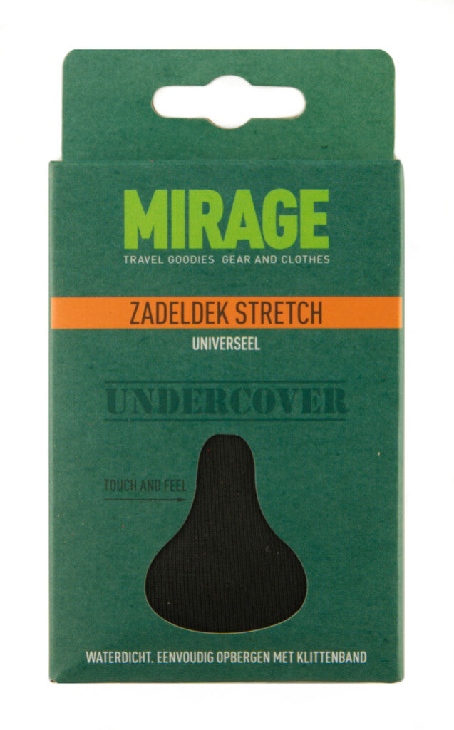 Load image into Gallery viewer, Zadeldek Mirage universeel - stretch nylon - zwart
