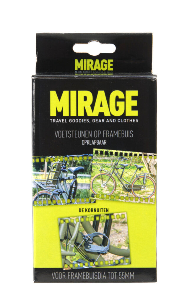 Load image into Gallery viewer, Voetsteunen Mirage met rubber riem inclusief framebuisklem
